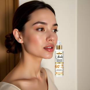Utkrisht Sunscreen - SPF 60+ PA+++ Khadi Herbal SPF 60 Lotion for Face Glow and Gentle Skin Care