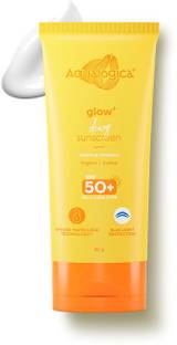 Aqualogica Sunscreen - SPF 50 PA++++ Glow+ Dewy Vitamin C for UVA/UVB & Blue Light Protection