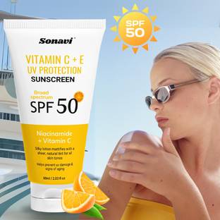 Sonavi Sunscreen - SPF 50 PA++ Sunblock Lotion For Lightweight & Lightweight Sunscreen