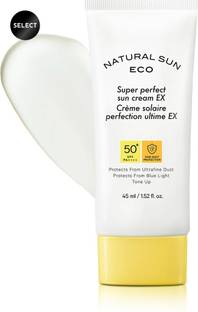 The Face Shop Sunscreen - SPF 50 PA+++ Naturalsun Eco Super Perfect SPF50+ Sunscreen with PA+++,Protects from UVA & UVB