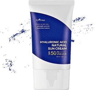 Isntree Sunscreen - SPF 50+ PA++++ Natural Sun Cream | Korean Sunscreen (PACK OF 1)