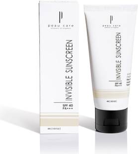 PEAU CARE Sunscreen - SPF 50 PA+++ Invisible Sunscreen | Fragrance-Free,Transparent, No White Cast, Sweat Resistant