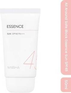 Missha Sunscreen - SPF 50 PA+++ ALL AROUND SAFE BLOCK SUN SPF45 PA+++ protection from (UVA &UVB)