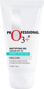 O3+ Sunscreen - SPF 50 PA+ MATTIFYING GEL CREAM SPF 50
