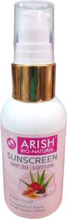 ARISH BIO-NATURAL Sunscreen - SPF 30 Sunscreen spf30 lotion