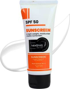 Vandyke Sunscreen - SPF 50 PA++++ Multi Vitamin Face Sunscreen for Complete Sun Protection - SPF 50 PA++++