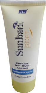 sunban Sunscreen - SPF 50 PA++++ SOFT BROAD SPECTRUM SUN SCREEN