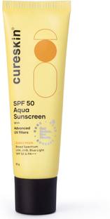 cureskin Sunscreen - SPF 50 PA+++ Broad Spectrum Sun, UVA, UVB, Blue Light Protection