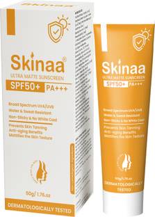 SKINAA Sunscreen - SPF 50+ PA+++ Ultra Matte Sunscreen | Broad Spectrum UVA/UVB | For All Skin Type