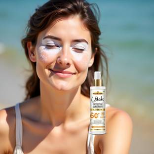 Utkrisht Sunscreen - SPF 60+ PA+++ Khadi SPF 60 Lotion for Soft Glow and Pollution Free Skin