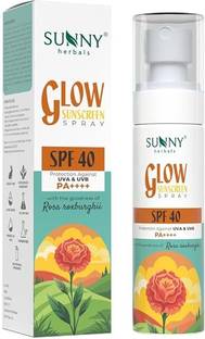 Sunny Herbals Sunscreen - SPF 40 PA++++ Glow Sunscreen Spray Protect Against UVA & UVB,