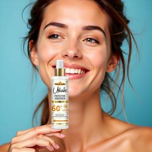 Utkrisht Sunscreen - SPF 60+ PA+++ Khadi SPF 60 Lotion for Pollution Protection and Glow