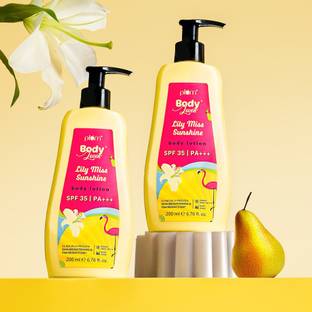 Plum Sunscreen - SPF 35 PA+++ BodyLovin' Lily Miss Sunshine Body Lotion | Brightens & Cools Skin (Pack of 2)