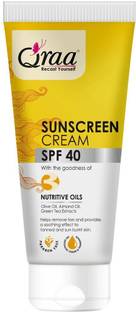 Qraa Sunscreen - SPF 40 PA++++ Sunscreen Cream SPF 40