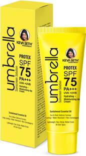 KEYA SETH AROMATHERAPY Sunscreen - SPF 75 PA+++ Umbrella Sunscreen Solution SPF 75 with PA+++ Long Lasting UV & Heat Protection