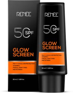 Renee Sunscreen - SPF 50 PA++++ Glowscreen SPF 50 Sunscreen Cream - 50ml