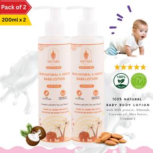 Mevasa Sunscreen Deep Moisture UV Protection, pH Balanced Natural Combo Body Lotion for dry skin