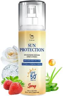 TNW - The Natural Wash Sunscreen - SPF 50+ PA+++ SPF 50+ PA+++ Sunscreen Spray | Niacinamide & Vitamin E