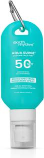 Earth Rhythm Sunscreen - SPF 50 Aqua Surge Sunscreen Spray Enriched With Hyaluronic Acid & Vitamin B3
