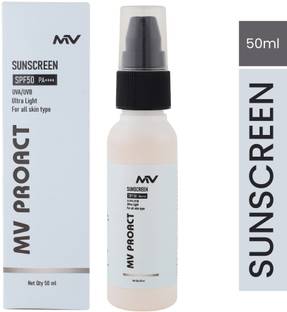 MV PROACT Sunscreen - SPF 50 PA++++ Sunscreen Sunblock for All Skin Type UVA–UVB Sunscreen for Women and Men