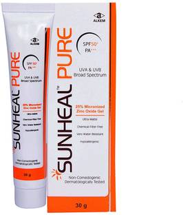 Sunheal Sunscreen - SPF 50 PA+++ PURE Sunscreen Gel