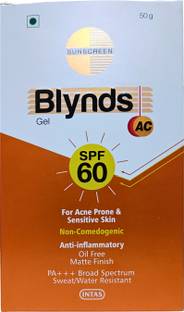Blynds Sunscreen - SPF 50 PA+++ AC Sunscreen Gel SPF 60+ PA+++