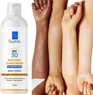 SIYDDIA Sunscreen - SPF SPF-30 PA++ PA++ Herbals Protective Sunscreen Lotion Pack of 1