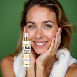 Utkrisht Sunscreen - SPF 60+ PA+++ Khadi SPF 60 Lotion for Skin Glow with Herbal Enrichment