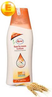 AYUR HERBALS Sunscreen - SPF 15 PA+++ Sun Screen Lotion (Pack Of 2)