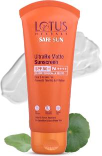 LOTUS HERBALS Sunscreen - SPF 50 PA++++ UltraRX matte sunscreen SPF 50+ PA++++|For Sensitive and acne prone skin