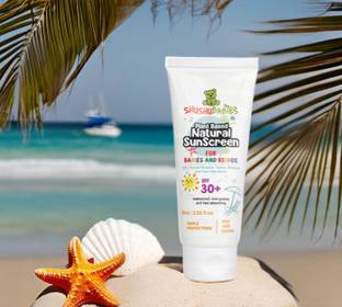 ShuShu Babies Sunscreen - SPF 30+ Plant-Based With UVA/UVB Protection For Babies & Kids Under 0-12 Years