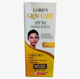 LORD'S Sunscreen - SPF 50 PA+++ GLOW CARE SPF50 SUNSCREEN
