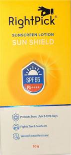 RIGHTPICK Sunscreen - SPF 50 PA++++ Broad Spectrum UVA/UVB Protection | Waterproof, Non-Greasy & Matte Finish