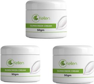 Kellen Sunscreen SPF 50 PA+++ , For Men & Women, Non-Greasy