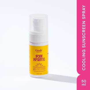Gush Beauty Sunscreen - SPF 50 PA++++ Sun Spritz Cooling Sunscreen Spray - SPF50 PA++++ UVA+ UVB 50ml