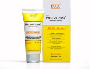 Photostable Sunscreen - SPF 55+ PA+++ Sunpharma Emulgel Sunscreen SPF 55+ PA++++ 12 Hour UV Protection