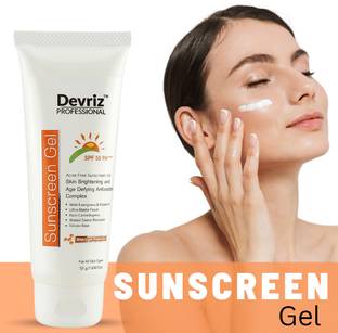 DEVRIZ PROFESSIONAL Sunscreen - SPF 50 PA+++ sunscreen gel