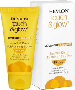 Revlon Sunscreen - SPF 30 Touch & Glow Advanced Radiance Spf 30 Sunscreen With Aloevera (No Whitecast)