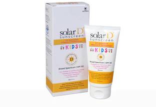 Solar D Sunscreen - SPF 50 PA++++ KIDS Sunscreen UV Activeted Vitamin D Technology
