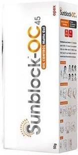 SUN BLOCK Sunscreen - SPF 50 PA++ Gel Sunscreen Gel SPF 45++