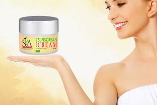 SKA Sunscreen - SPF 80 PA+++ Sunscreen Cream, Daily Sun Protect Cream For Face - Sun Block for All Skin Types