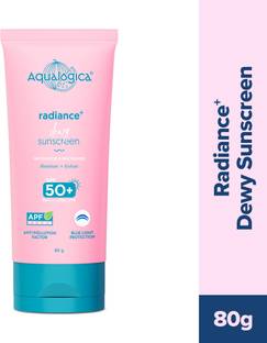 Aqualogica Sunscreen - SPF 50 PA+++ Radiance+ Dewy Sunscreen for Oily Skin with Watermelon & Niacinamide
