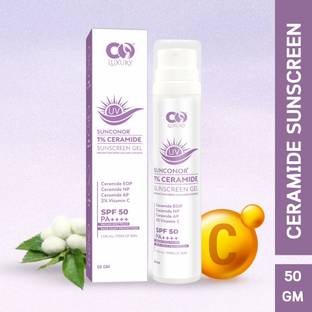 CO Sunscreen - SPF 50 PA++++ Luxury 1% Ceramide Sunscreen | No White Cast | Non Sticky | Water Resistant