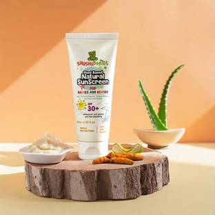 ShuShu Babies Sunscreen - SPF 30+ Plant-Based With UVA/UVB Protection For Babies/Kiddos Under 0-12 Years