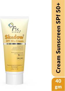 Fixderma Sunscreen - SPF 50+ PA+++ Shadow Sunscreen SPF Cream, Sunscreen for Dry Skin, UVA & UVB Protection
