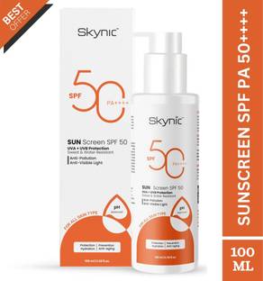 Skynic Sunscreen - SPF 50 PA++++ Non-Greasy & No White Cast | Quick-Absorbing | For All Skin Types