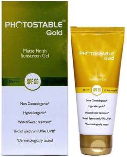 SUN PHARMA Sunscreen - SPF 50 PA++++ Photostable Gold Matte Finish Sunscreen Gel For All Skin