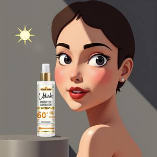 Utkrisht Sunscreen - SPF 60+ PA+++ Khadi SPF 60 Lotion for Soft Skin and Strong UV Shield