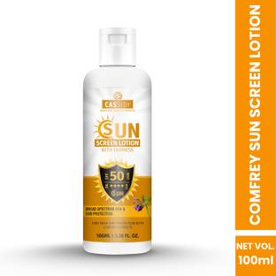 Cassidy Sunscreen - SPF 50 PA++++ COMFREY Sunscreen Lotion For Skin,For Men & Women