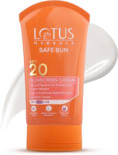 LOTUS HERBALS Sunscreen - SPF 25 PA+ Safe Sun Sunscreen Cream - Breezy Berry